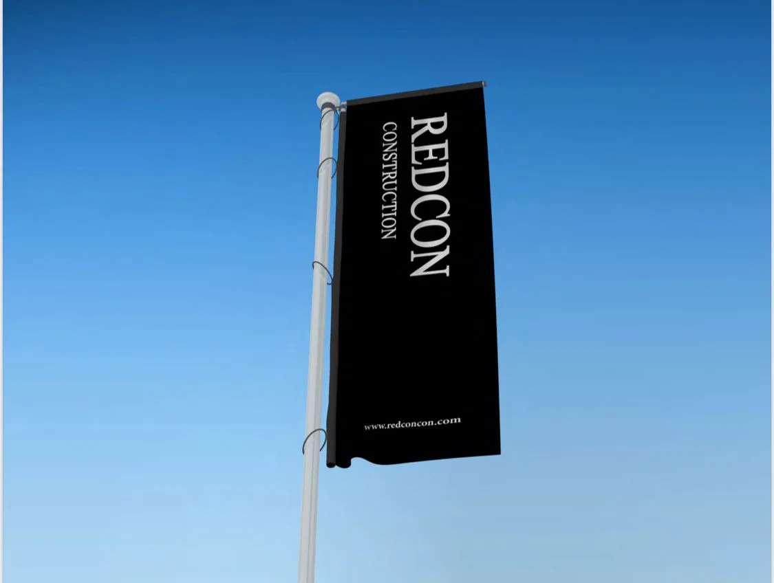 REDCON branded flag